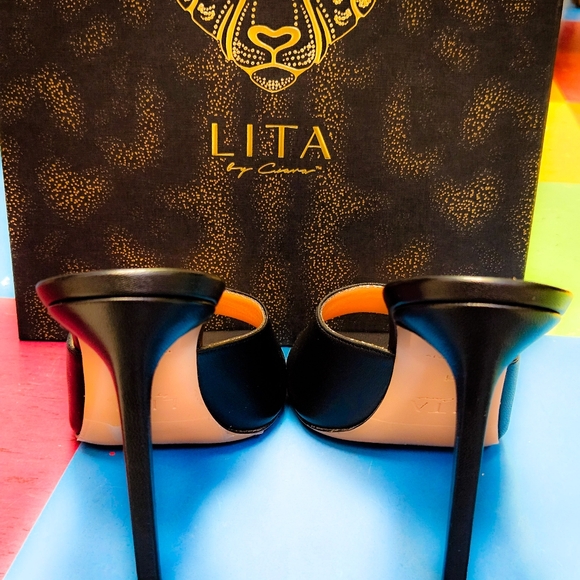 NIB Solid Square Toe Slide Sandal (Women)LITA by Ciara - Picture 5 of 6